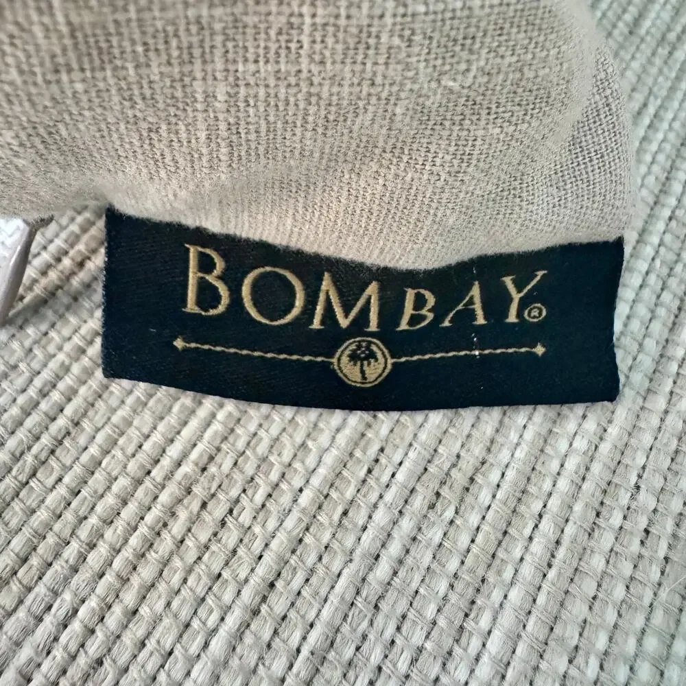 Bombay Company Knotted Detail Throw Pillow Beige 16